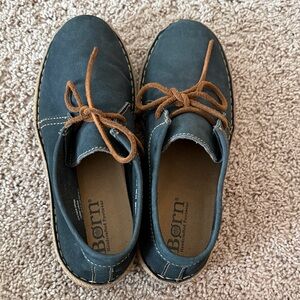 Born Black Chukka Boots with Tan Laces